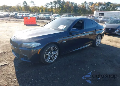 2013 BMW 550I xDrive z USA, uszkodzony, nr VIN WBAFU9C55DDY72843